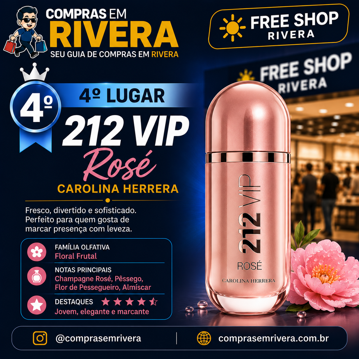 212 vip free shop rivera